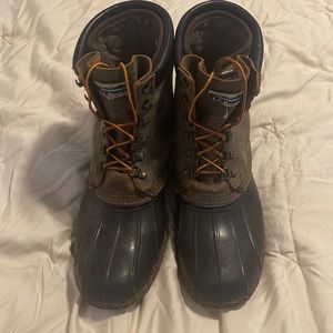 Size 12 Bean Boot 8" Limited Edition Padded Collar D Ring Gore Tex (barely worn)